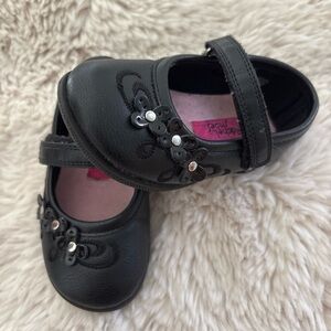 Toddler Girls Size 6 Elegant Black Dress Shoes